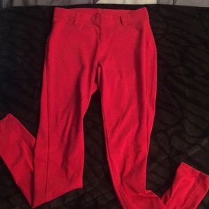 faded glory red jeggings